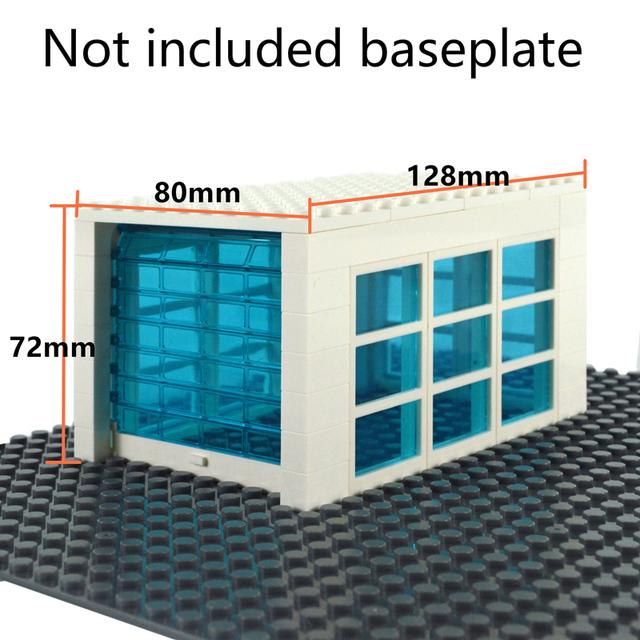

Запирающиеся автомобильные откатные ворота, гаражные ворота, военные городские аксессуары, кирпич для города, строительные блоки Moc, развивающие игрушки для B-without baseplate