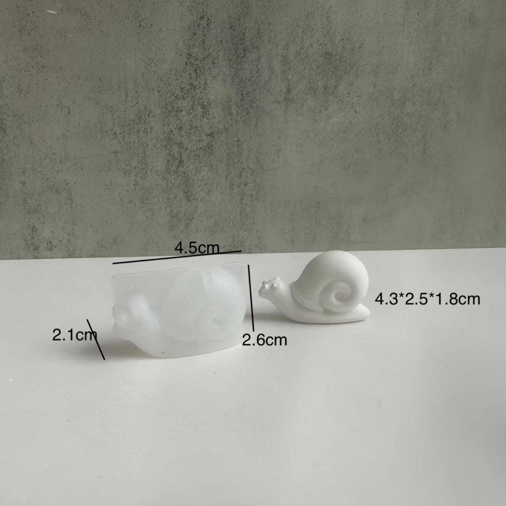 

Silicone Material Snail Silicone Mold 3D Animal Cute Snail Animal Silicone Mold Large Size Plaster Mold Home Decoration
