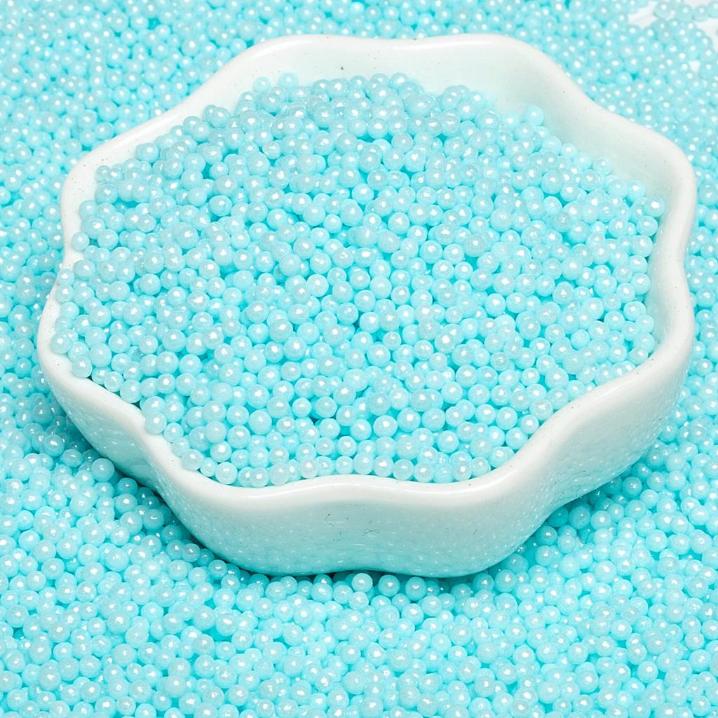 Decorações de Bolo de Pérolas de Açúcar Brancas, Douradas e Prateadas - Bolinhas Redondas para Confeitaria, Sorvete e Panificação - Pérolas de Açúcar Coloridas Mistas em Forma de Agulha.