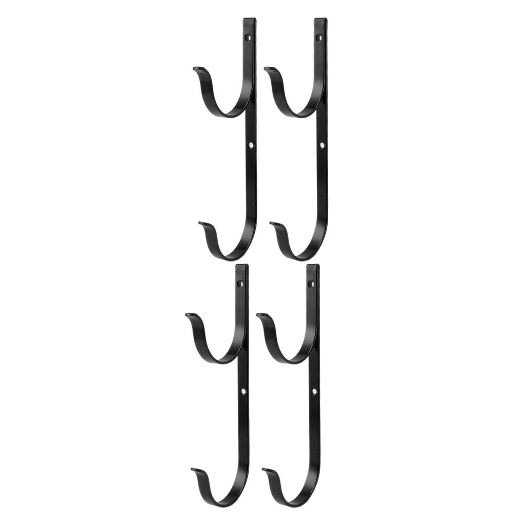 4 Sets Pool Pole Hanger Professional Aluminium Alloy Pool Holder Hook for Poles Brushes Vacuum Hoses Garden Tools