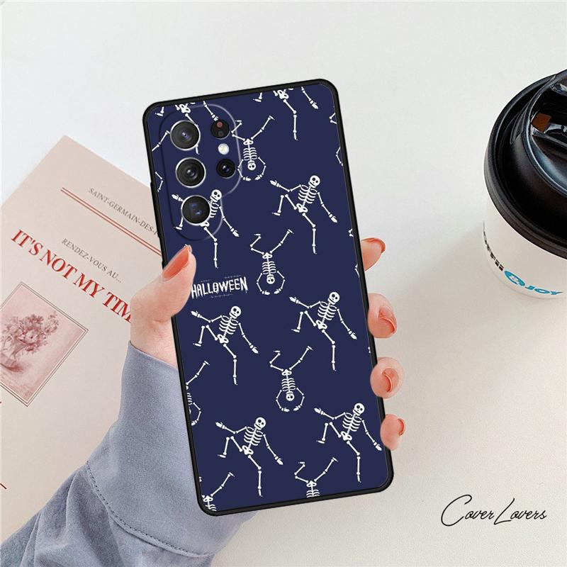 Halloween Phone Case For Samsung Galaxy S24 S25 S23 S22 Ultra Note 10 20 Plus S20 S21 FE Cover