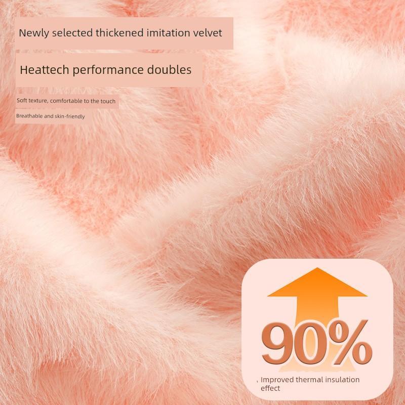 Large Hot Water Bottle with Zipper, Plush, Detachable, Simple Design, Large Capacity, Specifically for Warming Feet and Bed