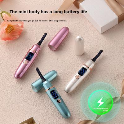 New Electric Eyelash Curler Heated Eyelash Curler with Power Display Long-lasting Setting Eyelash Curler