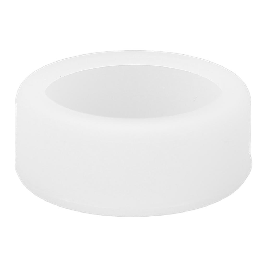 3PCS Silicone Ring Covers for Smart Ring Scratch Resistant Skin Friendly Elastic Ring Protector Protective Sleeve White S for Size 6 7 8 9 10