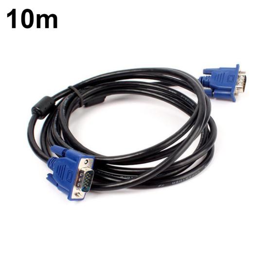 1.5/3/5/10M VGA Male Extension Cable Cord to Male Converter for PC TV Monitor