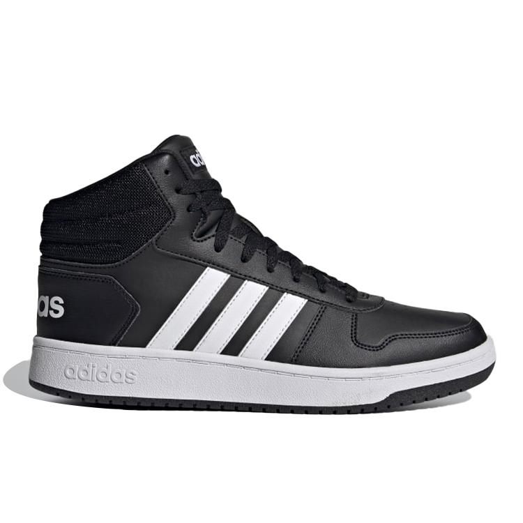 adidas Hoops 2.0 Mid 'Schwarz Weiß' FY8618