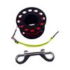 Diving Reel with Double End Bolt Snap Clip, Reel, Portable Spool for Accessories