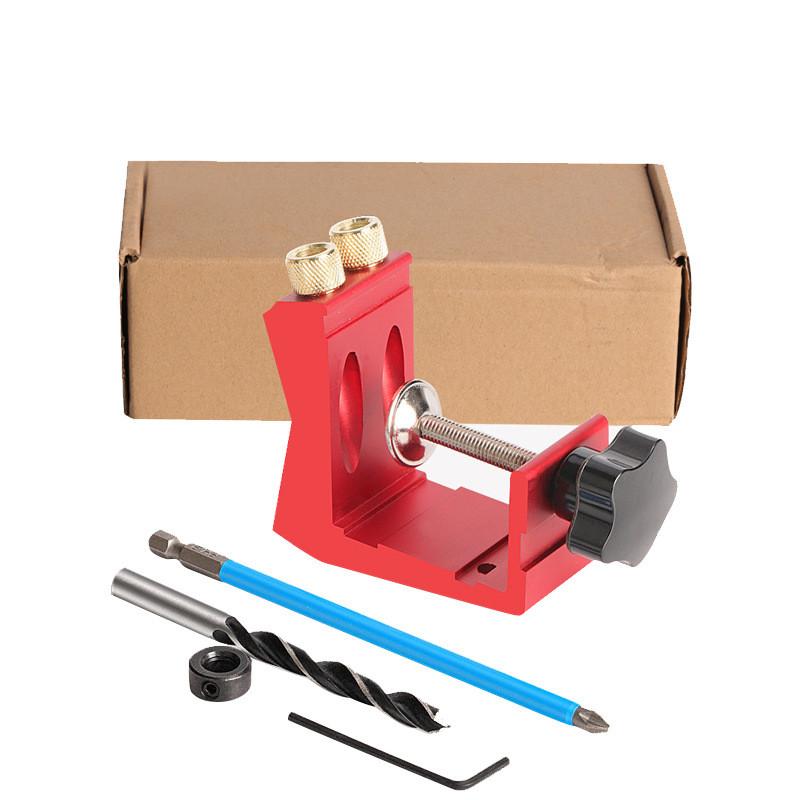 Portable Oblique Hole Opener Woodworking Inclined Hole Locator Household Wooden Panel Splicing And Installation Tool