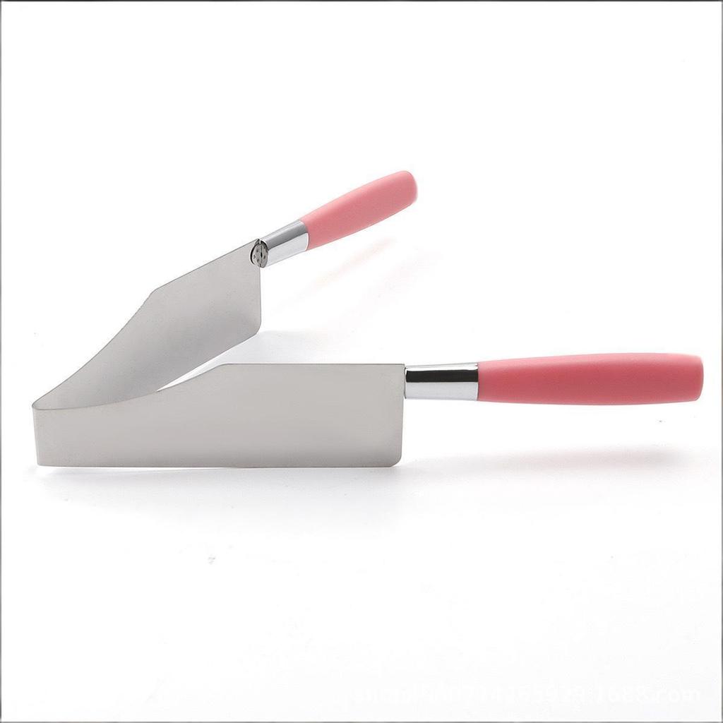 Modern Stainless Steel Triangle Cake Transfer Tool For Bakery And Home Use