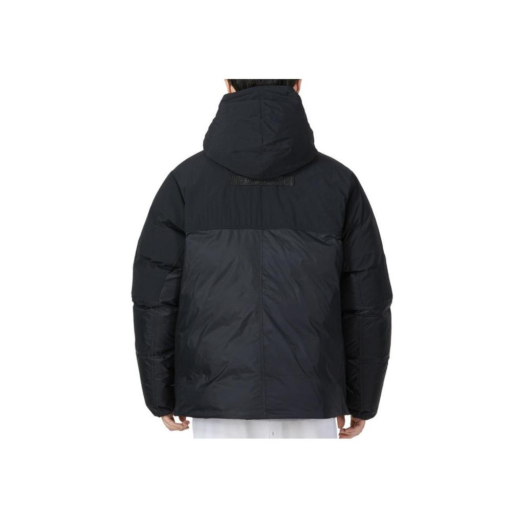 Under Armour Solid Color Spliced Straight Sleeve Jacket Men Outerwear Black 1372653-001