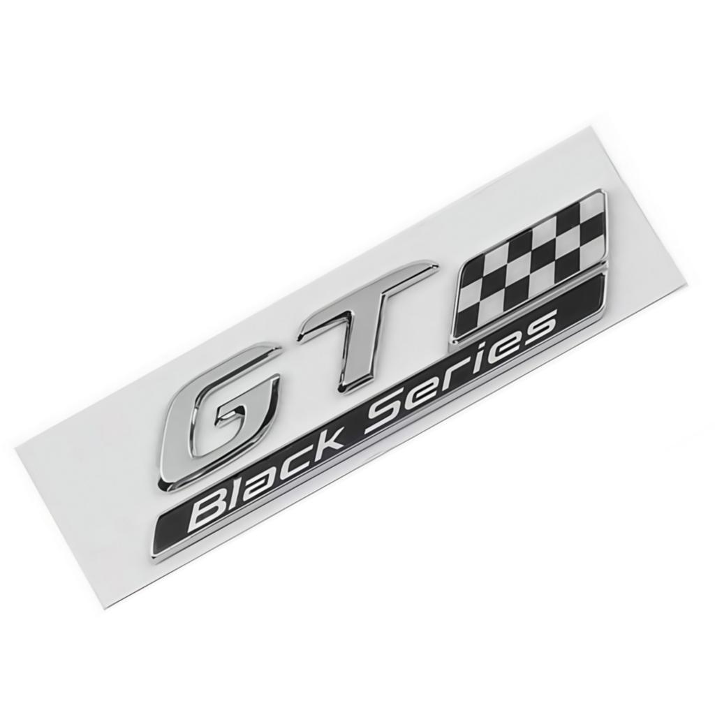 1pc 3D ABS Car Rear Trunk Emblem Decal Side Fender Badge Sticker for E43 E53 C63 GT50 GT53 GT63S GTS GTR W203 W204 W205 W176 W211 W212 W213 GLA GLC