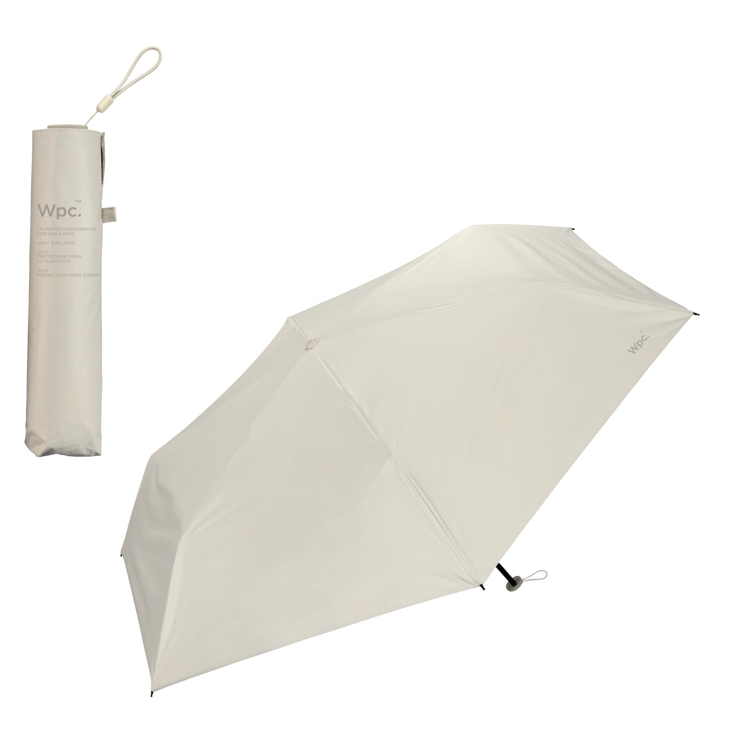 

Легкий солнцезащитный зонт Однотонный серый Защита от УФ-лучей и тепла Подходит для солнца и складывания 60 см Милый для и [2025] Wpc. Зонт от солнца, Слим, (100% блокировка, 100% серый