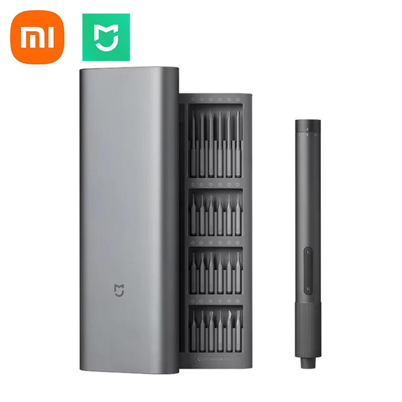 

Магнитный набор прецизионных электрических отверток Xiaomi Mijia с 24 головками винтов, наборы электроинструментов для ремонта ПК и телефонов «умного» дома чёрный