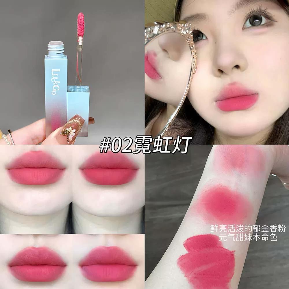 2026 Matte Velvet Lip Mud for Young Girls, Korean Style Pink Lip Glaze for a Natural Look That Brightens the Complexion