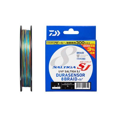 Daiwa PE Line UVF Saltiga SJ DuraSensor X8 + Si2 No. 2, 600m, 5 Colors (with Color Markings)