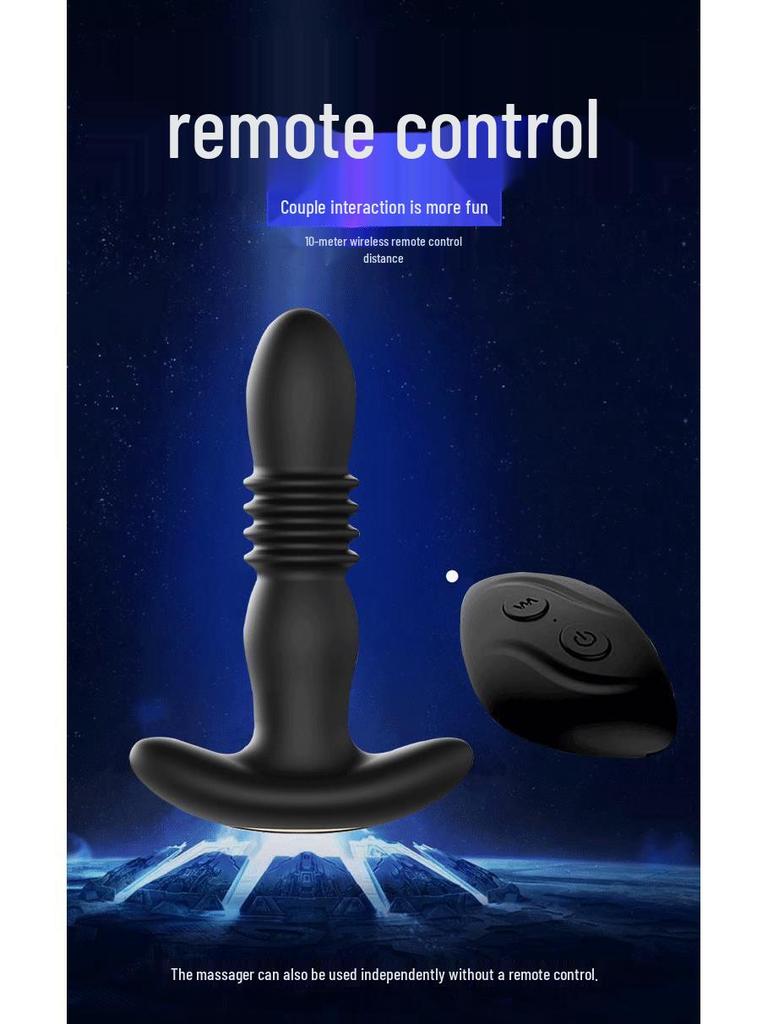 Telescopic Prostate Massager: Male Anal Plug for G-Spot Stimulation & Outdoor Use