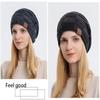 Winter Teenagers Beanie Hat Slouchy Plush Liner Hat Checkered Pattern Hat Adult Winter Shopping Taking Photo Supplies