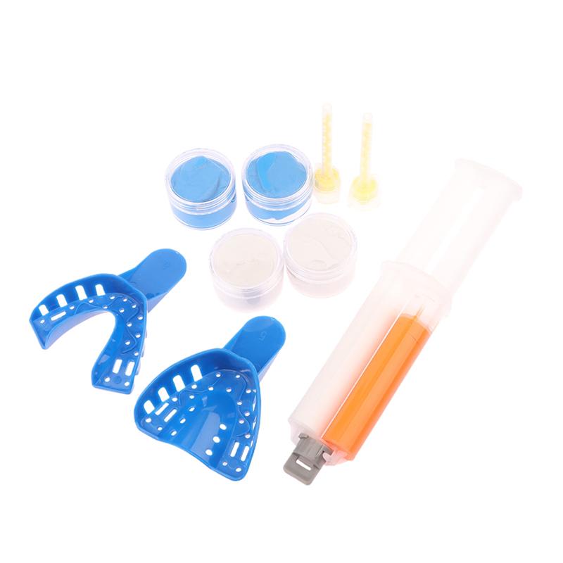 Dental Impression Material Light Body Putty Base Putty Catalyst Mixing Tips Kits Dentistry Molding Silicone Materials