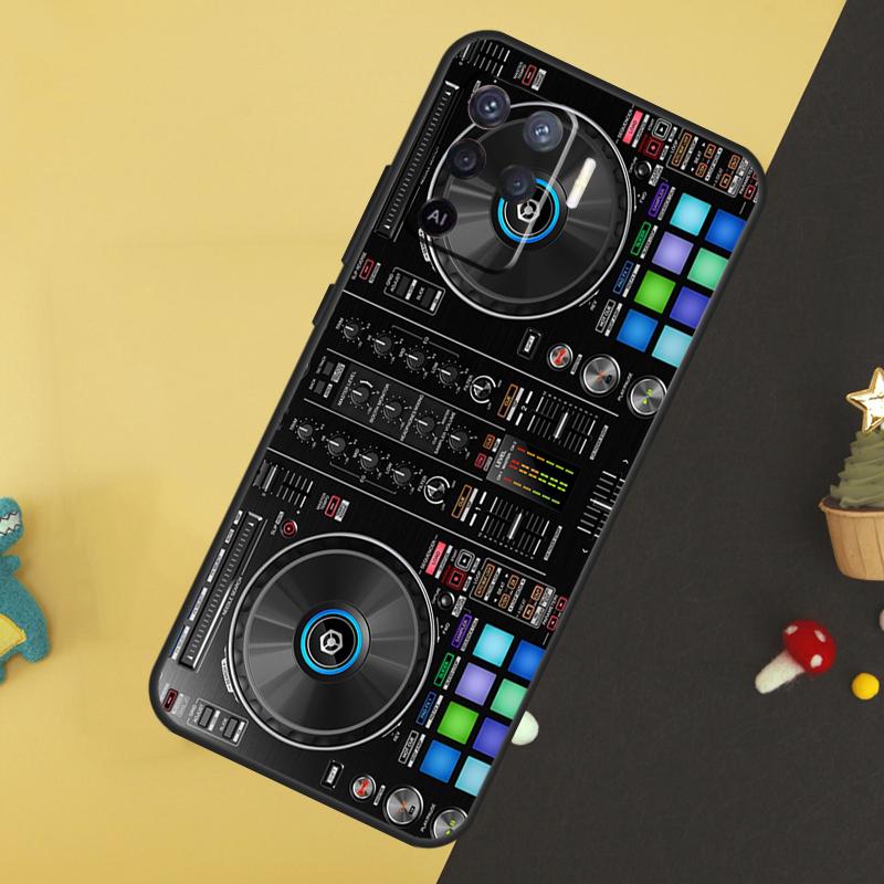 Electronic Music DJ Controller Mixer Case For Oppo A60 A80 A40 A15 A16 A17 A57 A94 A74 A54 A76 A96 A18 A38 A58 A78 A98 A5 A6 Pro