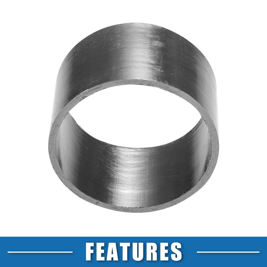 A ABSOPRO Motorcycle Exhaust Air Muffler Pipe Gasket 50mm Inner Diameter 55mm Outer Diameter