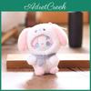 Chaveiro de Pelúcia Fofo de Gato Cachorro Coelho Panda Boneco de Neve com Cachecol para Decoração de Bolsa e Presentes