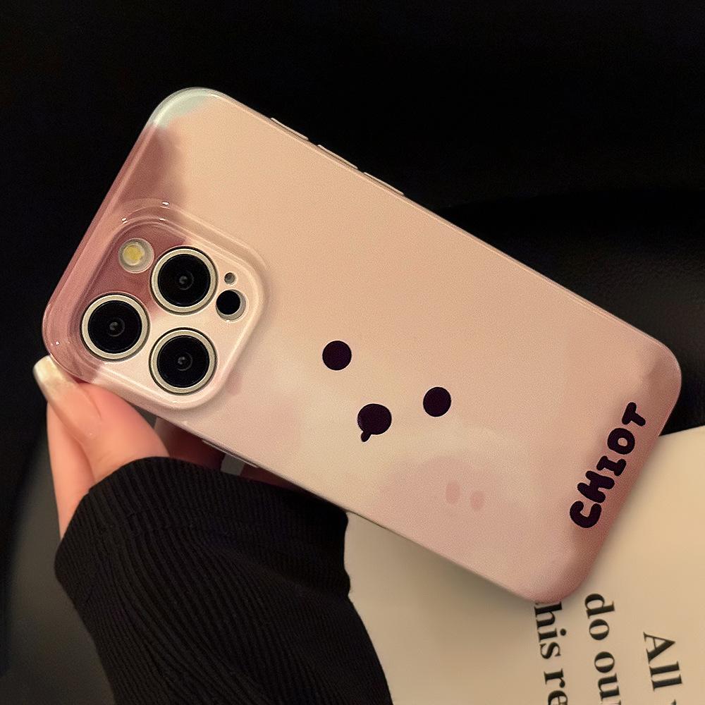 Big eyed puppy phone case for mobile phones 11/12/13/14/15