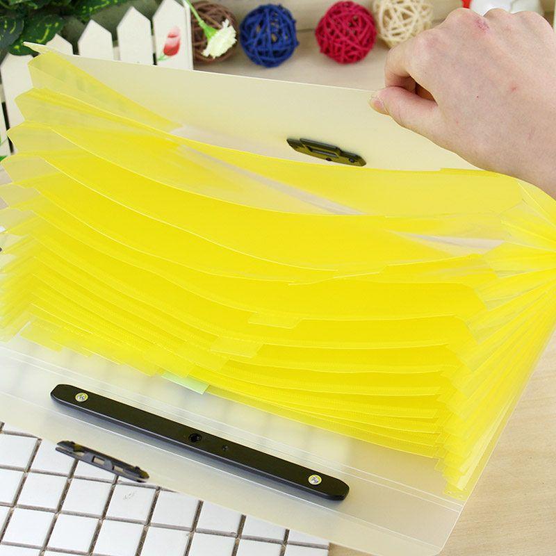 Chenguang File Holder Folder Multi-Layer Male and Female Students Satchel Information Bag Briefcase Paper Paper Stationery