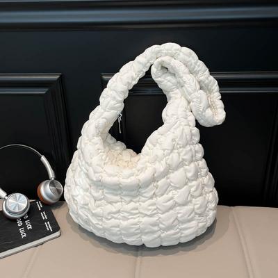 Wolkenförmige gefaltete Umhängetasche, Damen-Dumpling-Tasche mit großem Fassungsvermögen, Nischen-Design-Einschultertasche
