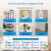 High Viscosity Wall Tile & Metal Shelf Glue for Kitchen/Bathroom - Nail-Free Fixing Solution