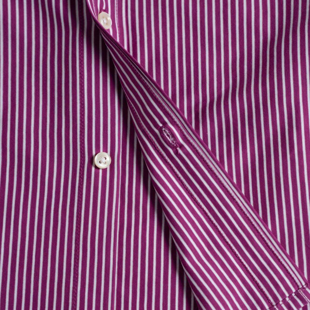 Polo Ralph Lauren Polo Striped Pony Logo Embroidered Long Sleeve Shirt Women shirts Purple 211633498-002