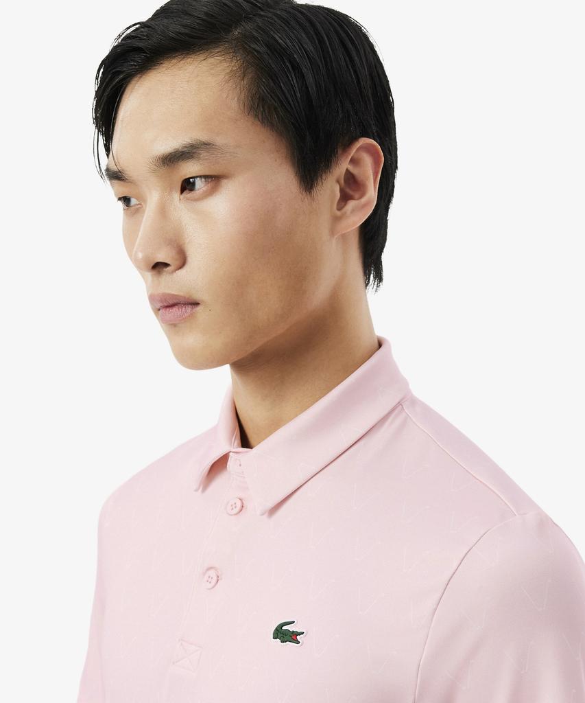 LACOSTE Men'S Golf Aop Short Sleeve Polo Shirt Dh4825-56G T91