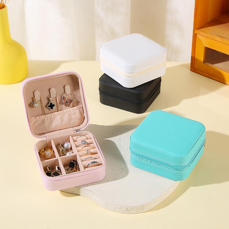 Compact Multifunctional Jewelry Box for Travel & Bedroom