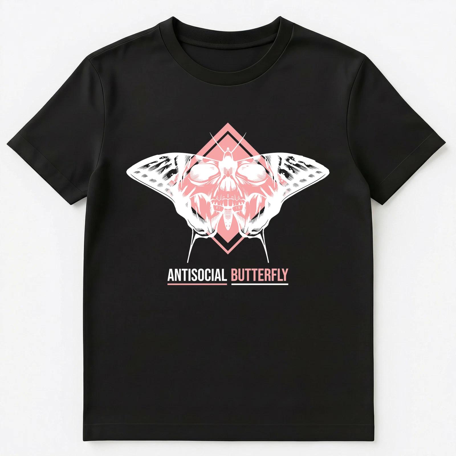 Antisocial Butterfly Gift For An Introvert Unisex T-Shirt S
