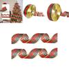 Pvc Christmas Premium Decorations Scottish Plaid Ribbon For Festive Tree Decor