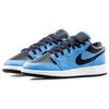 Air Jordan 1 Low GS University Blue Black Kids Sneakers White 553560-403