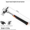 Carbon Steel Claw Hammer with Fiber, Wood & Rubber-Coated Iron Handles