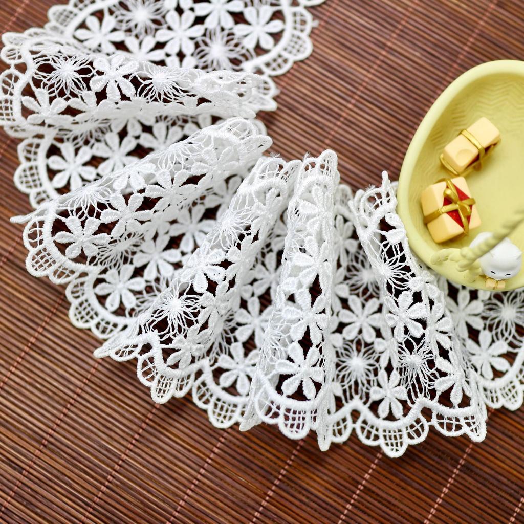 Hollow Polyester Lace Clothing Splicing Decorative Materials Diy Home Curtain Sewing Accessories