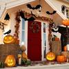 Décorations d'Halloween - AIMOONSA - 15 pièces - Chauves-souris et araignées 3D - Lumineuses - PP étanche, autocollantes