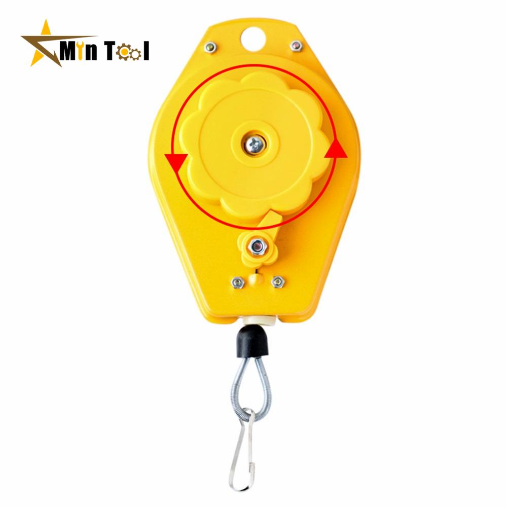 Retractable Spring Balancer Screwdriver Hanging Torque Wrench Hanger Wire Rope Holder Ergonomic Balance Box Measure Hand Tool