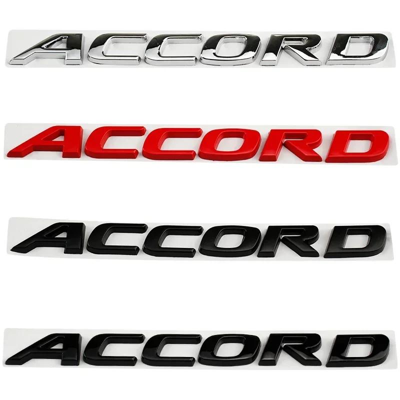 Metal 3D Car Sticker Side Fender Badge Rear Trunk Emblem Decal Styling for Honda Acoord Logo 10th 11th 8th 2025 2023 Accessories