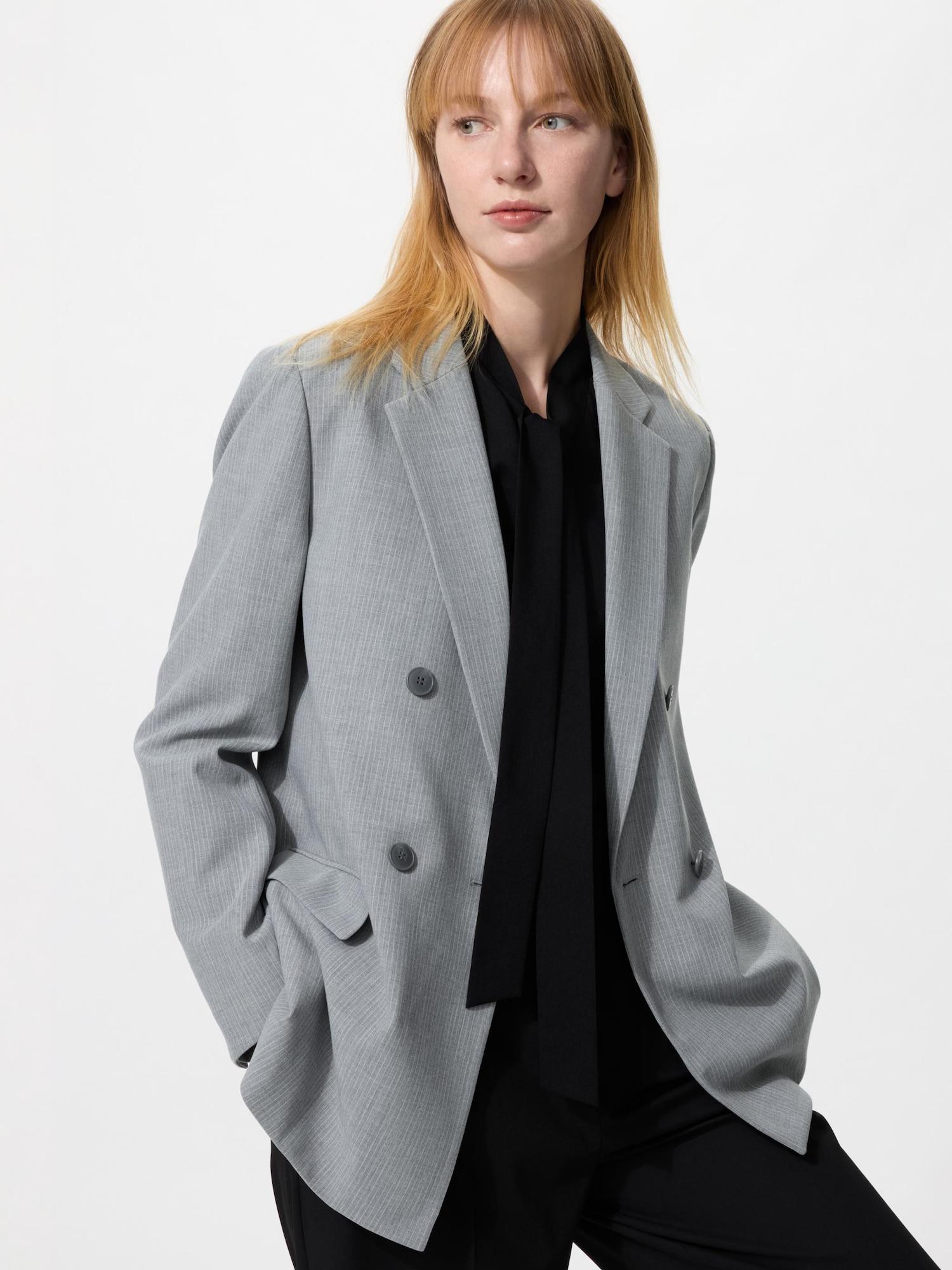 

Uniqlo Япония Двубортный пиджак 02 LIGHT GRAY/XXL