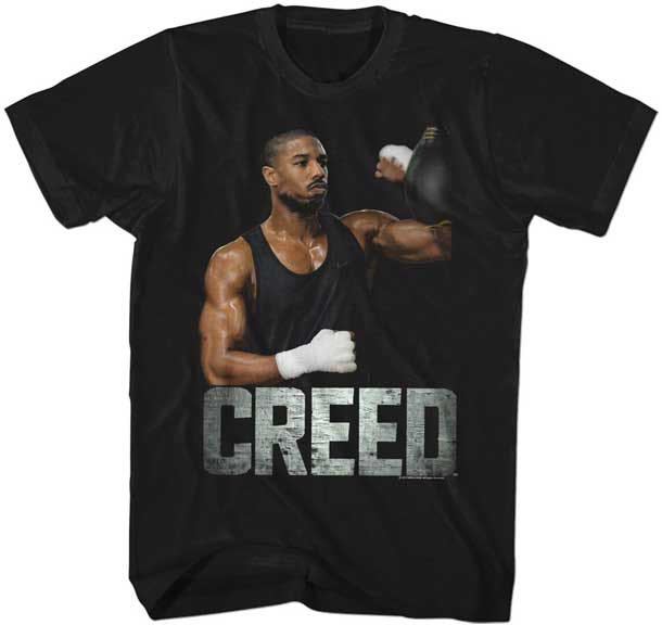 Rocky Balboa CREED T-Shirt New Punching Bag in 100% Black Cotton Sizes SM5XL Unisex T-Shirt