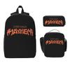 3Pcs Lady Gaga Mayhem Backpack Set for Children Pencil Boxes Bookbag Sets with Lunch Box For Primary School Students Daypack