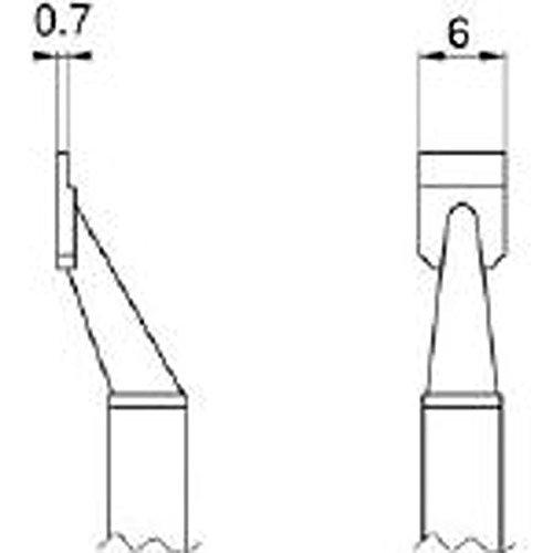 HAKKO Soldering Tip, SOP 16L Type, T81009