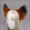 Cute Plush Fox Cat Ears Artificial Cosplay Hair Accessories Animal Ears Headwear  Christmas