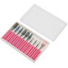 10pcs Nail Art Grinding Head Dead Skin Removal Nail Drill Bits Sanding Polishing Head Set