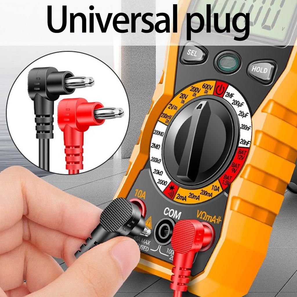 Digital Multimeter Probe 1000V 10A Wire Pen Cable Kit Test Lead Pin Replacement Test Lead Current Voltmeter Tester Wire