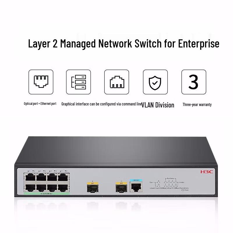 H3C S1850V2-10P-EI Gigabit Managed Enterprise Network Switch
