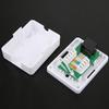 2Pcs RJ45 Surface Mount Box Cat6 Single Port Desktop Information Network Junction Boxes