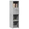 VidaXL Highboard Concrete Grey 30x42.5x124 Cm Engineered Wood, Sideboard, Cupboard, Side Cabinet, Cabinet, Cabinet of 846155